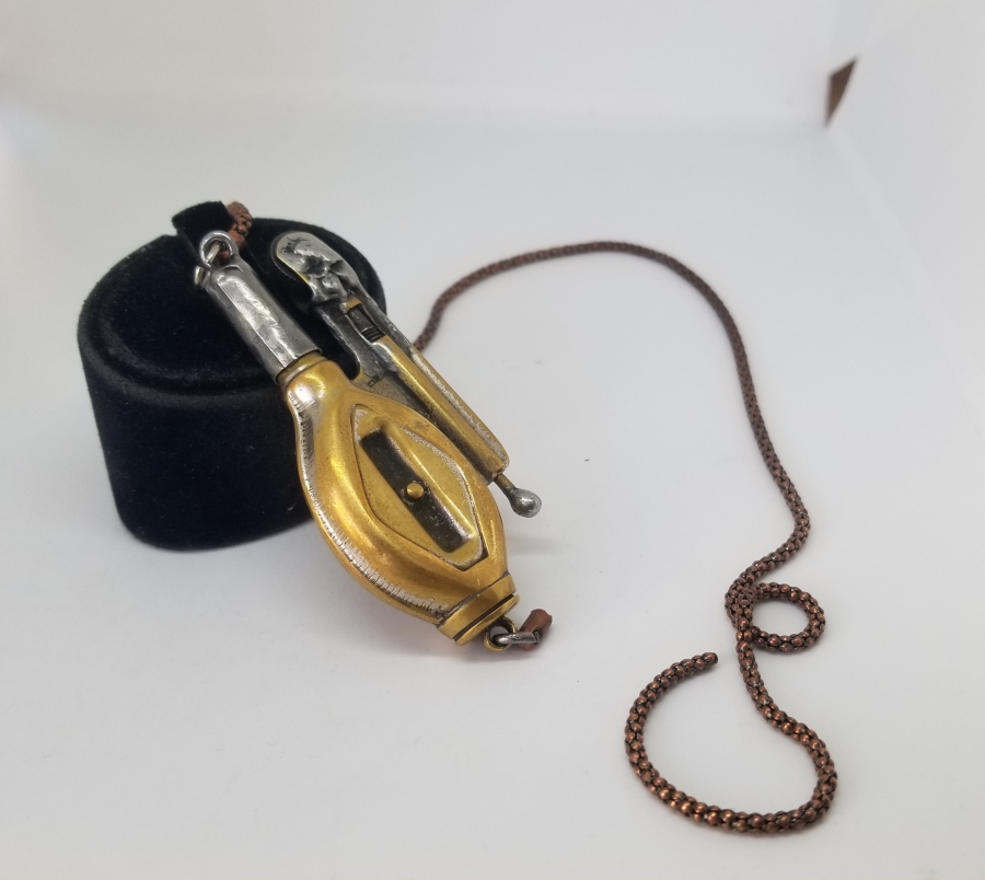 ÜZERİ RÜSUM PULLU OSMANLI DÖNEMİ İBRİK ÇAKMAK