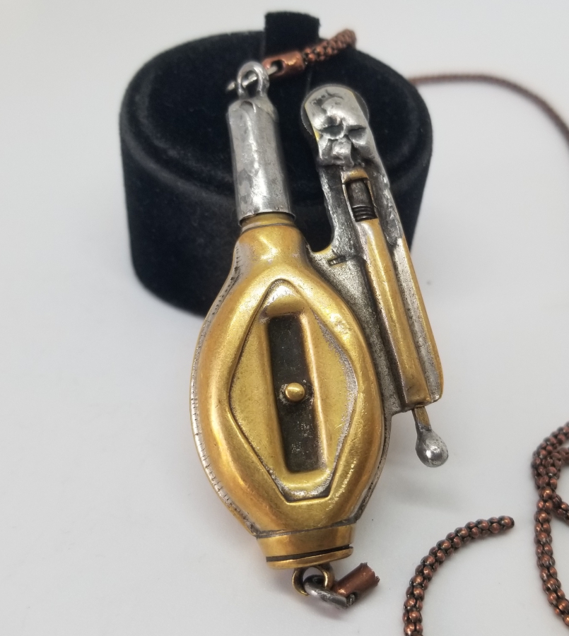 ÜZERİ RÜSUM PULLU OSMANLI DÖNEMİ İBRİK ÇAKMAK