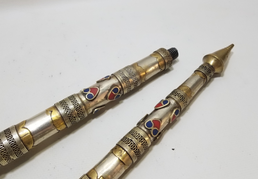 TÜRKMEN YAPIMI EL İŞİ ANTİKA BASTON - ASA