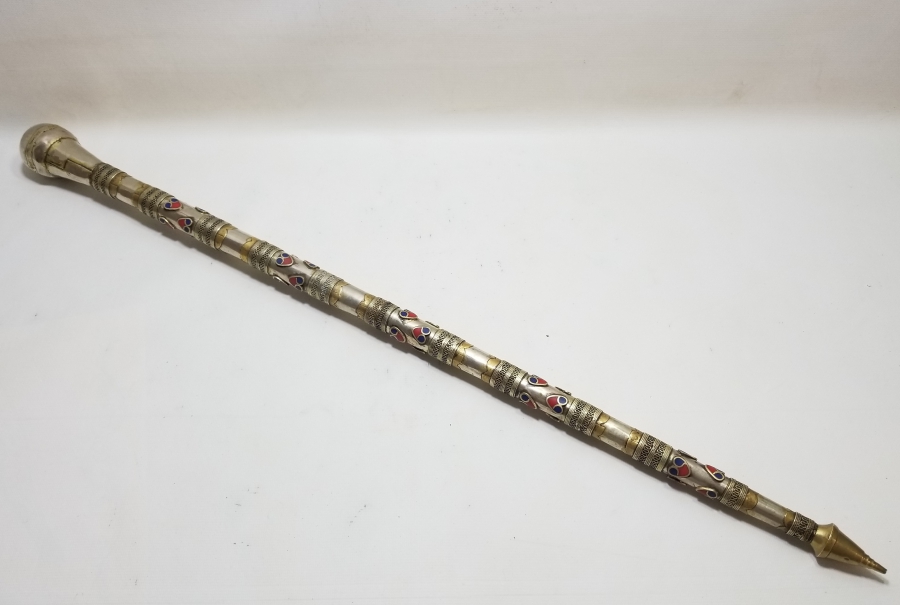 TÜRKMEN YAPIMI EL İŞİ ANTİKA BASTON - ASA