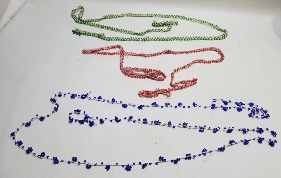 ANTİKA OPAL BONCUKLU YAZMA KENARI