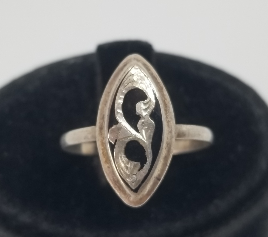 OSMANLI DÖNEMİ EL YAPIMI OLTU TAŞLI ÖZEL YAPIM GÜMÜŞ YÜZÜK