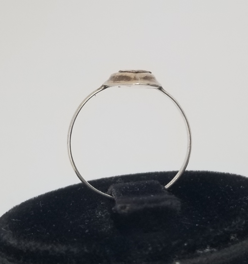 OSMANLI DÖNEMİ EL YAPIMI OLTU TAŞLI ÖZEL YAPIM GÜMÜŞ YÜZÜK