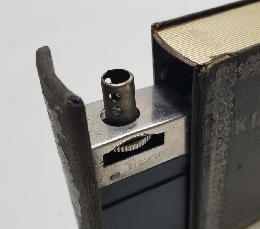 KİTAP FORMUNDA YAPILMIŞ ANTİKA ÇAKMAK