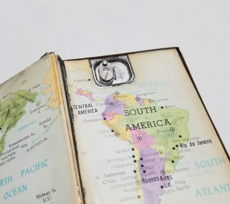 KİTAP FORMUNDA YAPILMIŞ ANTİKA ÇAKMAK