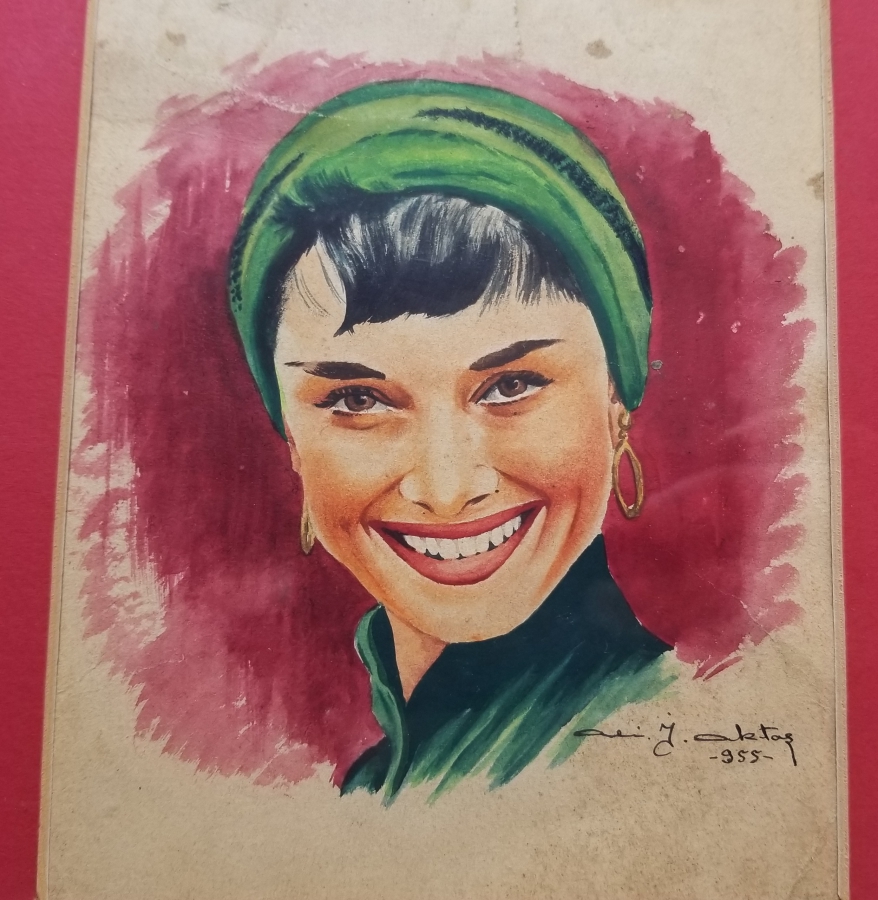 ALİ İHSAN AKTAŞ İMZALI ANTİKA SULU BOYA TABLO