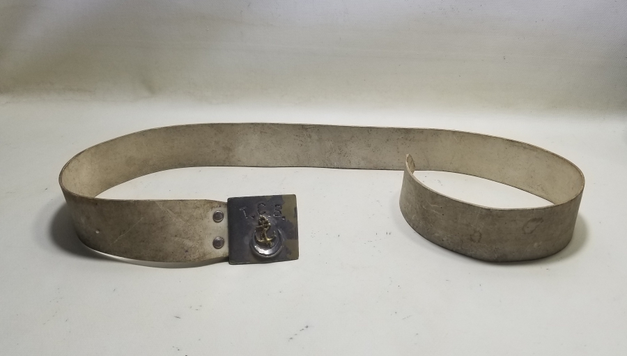 ANTİKA BAHRİYELİ SUBAY KEMERİ