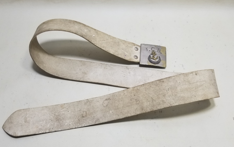 ANTİKA BAHRİYELİ SUBAY KEMERİ