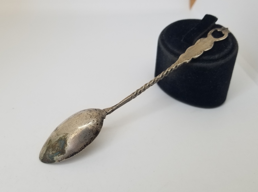 SAPI OSMANLICA YAZILI OSMANLI DÖNEMİ GÜMÜŞ KAŞIK