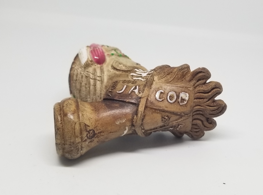 OSMANLI DÖNEMİ ORYANTALİST GÖRSELLİ EL BOYAMA NADİR PİPO