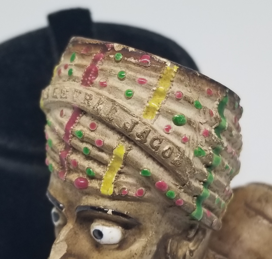 OSMANLI DÖNEMİ ORYANTALİST GÖRSELLİ EL BOYAMA NADİR PİPO