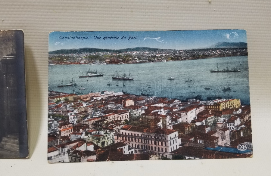 YENİBAHÇELİ ŞÜKRÜ KOLEKSİYONUNDAN OSMANLI DÖNEMİ ARKALARI YAZILI KARTPOSTAL LOTU