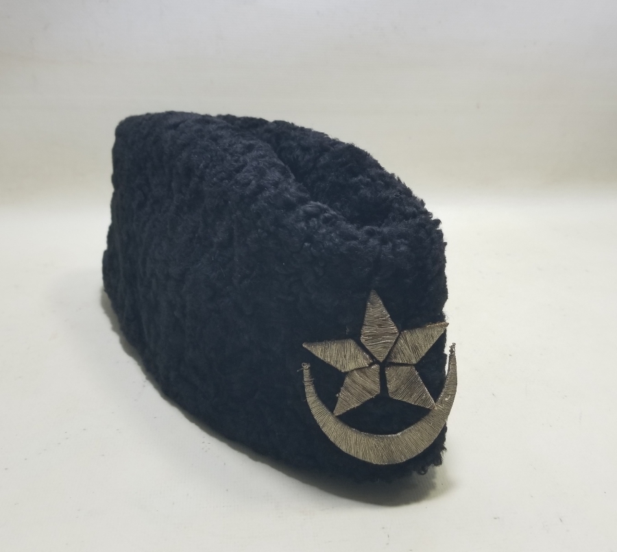 ÜZERİ SIRMALI AY YILDIZLI NADİR TİPTE OSMANLI DÖNEMİ ASKERİ ÖĞRENCİ KALPAĞI