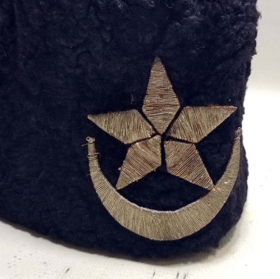 ÜZERİ SIRMALI AY YILDIZLI NADİR TİPTE OSMANLI DÖNEMİ ASKERİ ÖĞRENCİ KALPAĞI