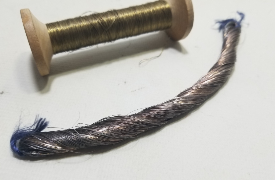 OSMANLI DÖNEMİ ORİJİNAL ÇİLE VE MAKARASINDA ALTIN VE GÜMÜŞ SIRMA