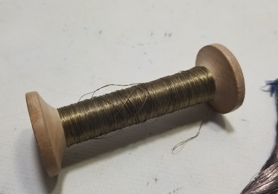 OSMANLI DÖNEMİ ORİJİNAL ÇİLE VE MAKARASINDA ALTIN VE GÜMÜŞ SIRMA