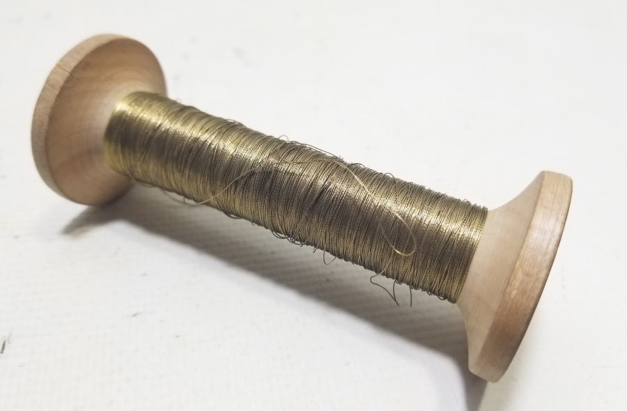 OSMANLI DÖNEMİ ORİJİNAL ÇİLE VE MAKARASINDA ALTIN VE GÜMÜŞ SIRMA