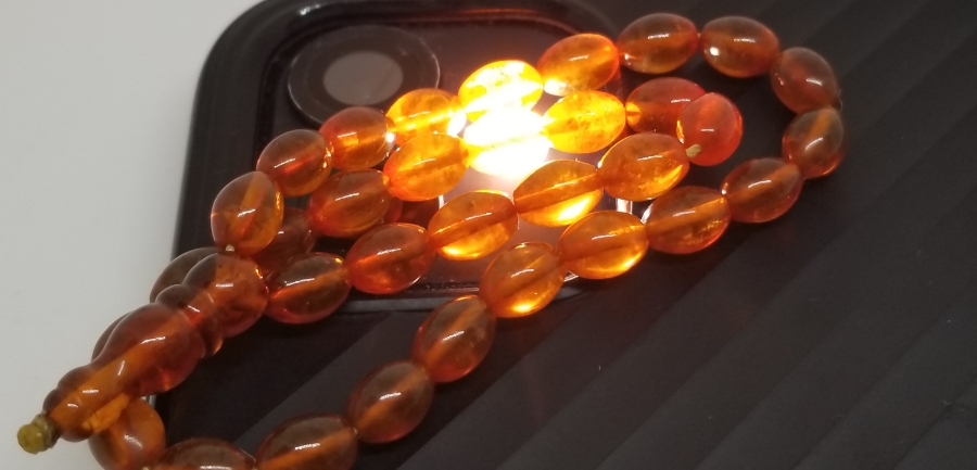 ÖZEL YAPIM DAMLA KEHRİBAR TESPİH