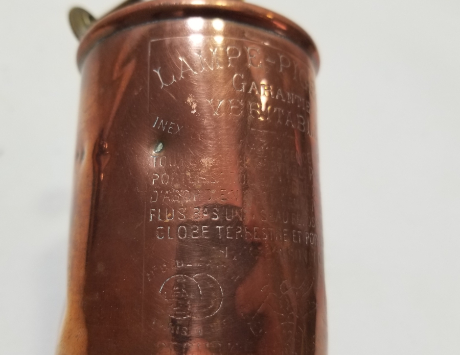 ÜZERİ YAZILI NADİR VAGON LAMBASI