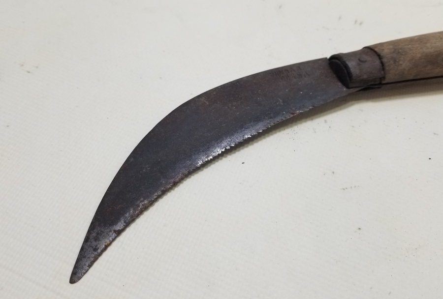 ANTİKA EL YAPIMI BURSA İŞİ BAĞ BIÇAĞI