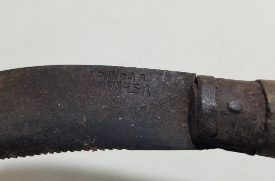 ANTİKA EL YAPIMI BURSA İŞİ BAĞ BIÇAĞI