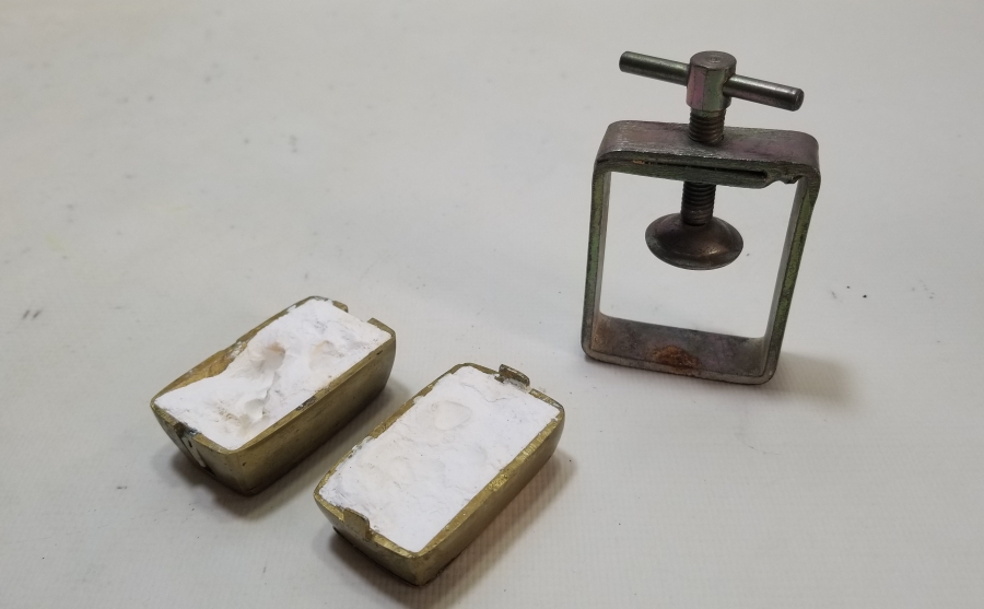 EL YAPIMI ANTİKA METAL DİŞÇİ KALIBI