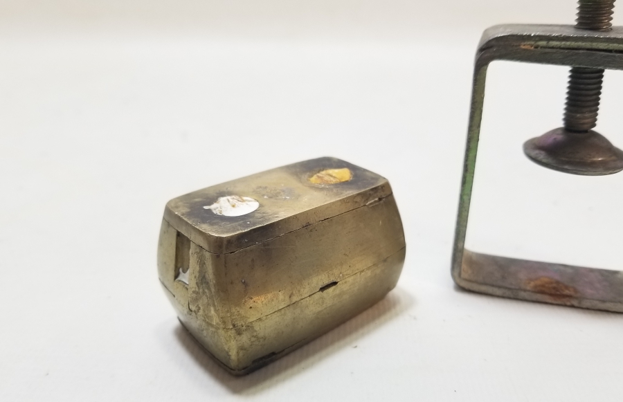 EL YAPIMI ANTİKA METAL DİŞÇİ KALIBI