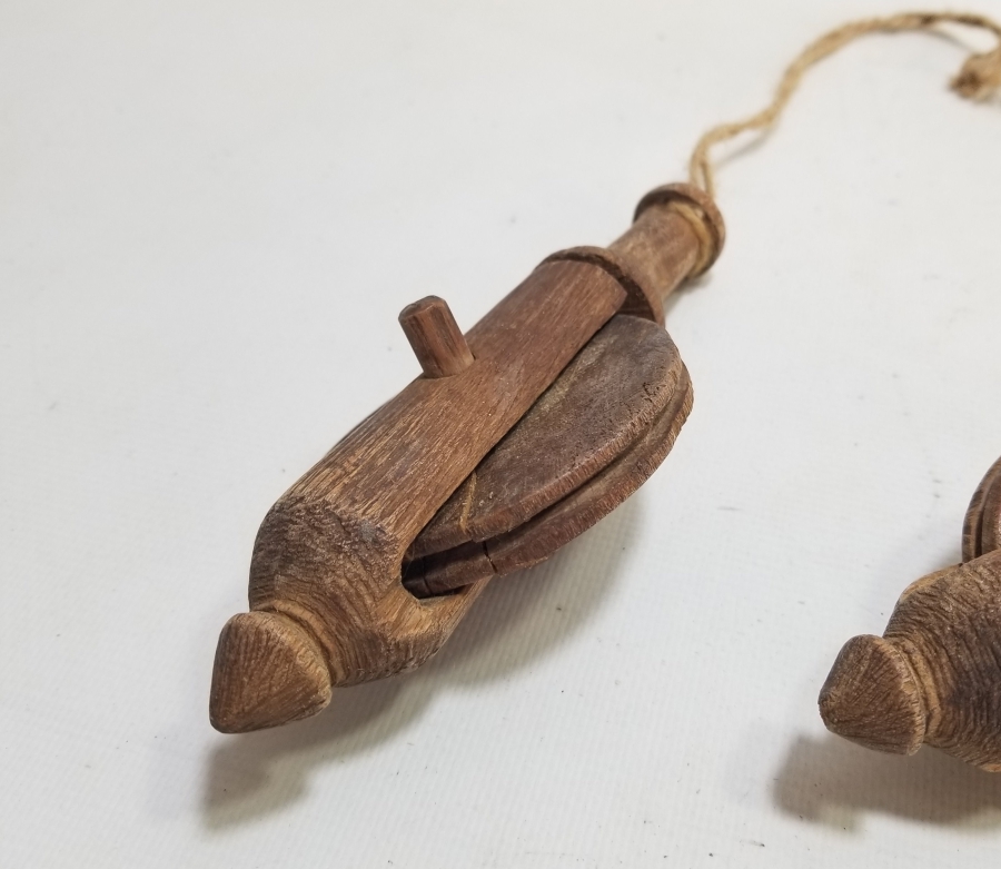 OSMANLI DÖNEMİ EL YAPIMI İKİ ADET ÇIKRIK MAKARASI