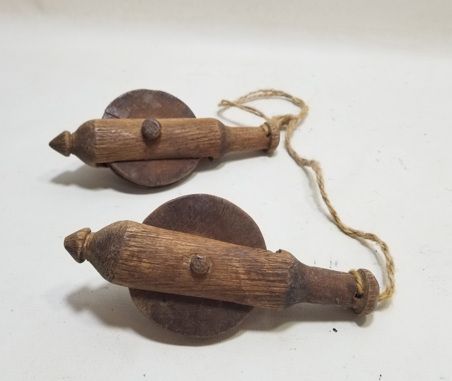 OSMANLI DÖNEMİ EL YAPIMI İKİ ADET ÇIKRIK MAKARASI