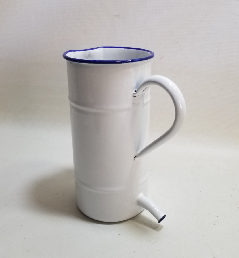 ÇİL KONDİSYONDA OSMANLI DÖNEMİ NADİR EMAYE SERUM ŞİŞESİ