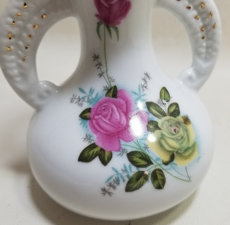 NADİR TİPTE ANTİKA PORSELEN GAZ LAMBASI