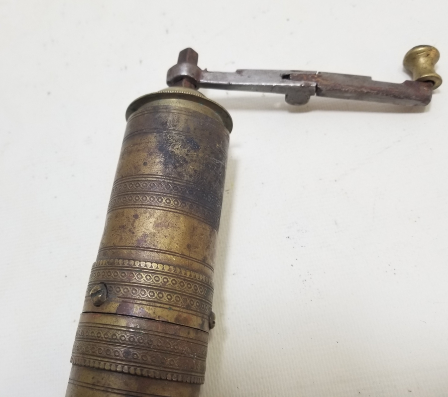 ÜZERİ USTA DAMGALI OSMANLI DÖNEMİ SÜLEYMANİYE KAHVE DEĞİRMENİ