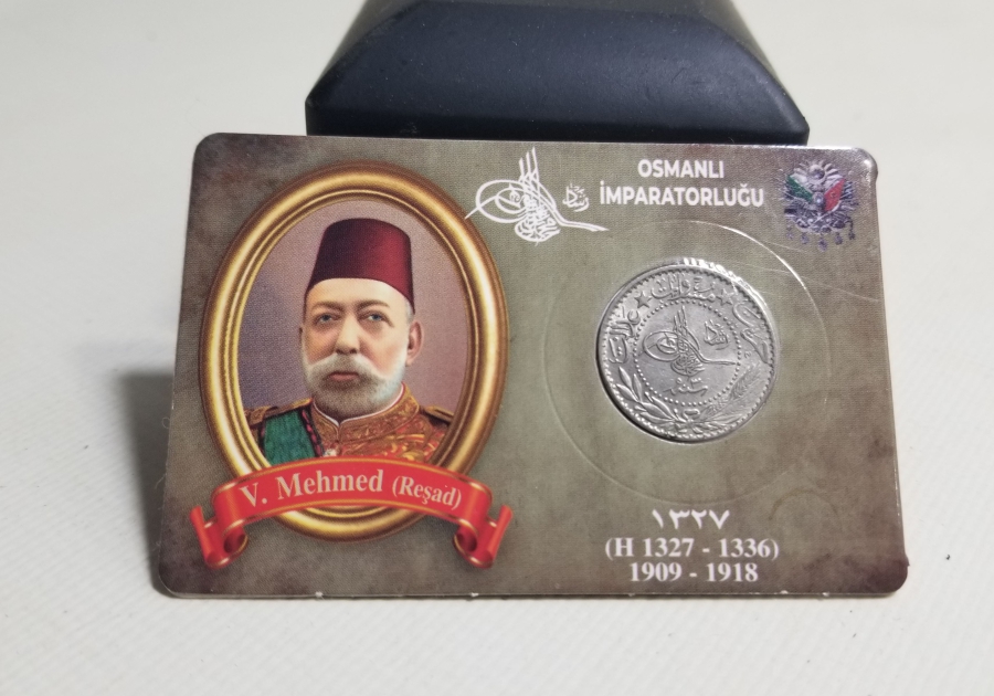 MEHMET REŞAT HAN DÖNEMİ KOLEKSİYONLUK NİKEL 20 PARA