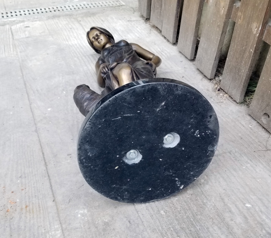 1900 BAŞLARI BÜYÜK BOY FRANSIZ BRONZ HEYKEL