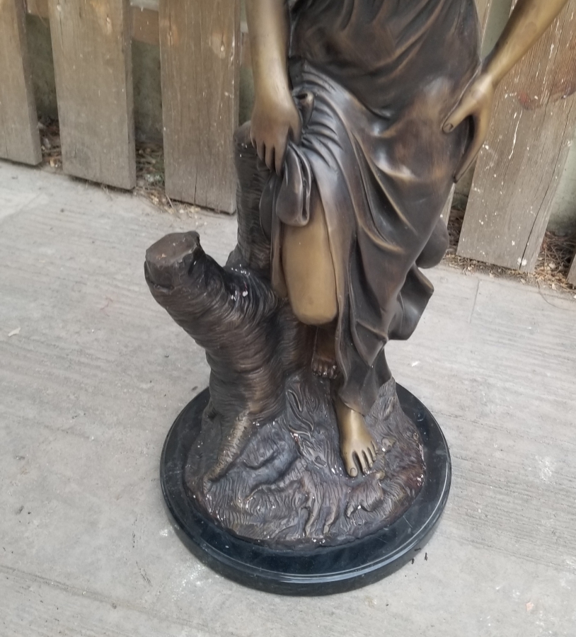 1900 BAŞLARI BÜYÜK BOY FRANSIZ BRONZ HEYKEL