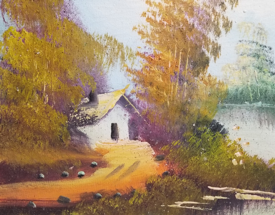 DOĞA MANZARALI TUVAL ÜZERİ YAĞLI BOYA TABLO