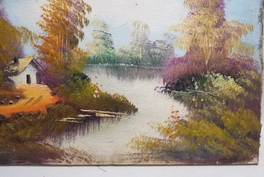 DOĞA MANZARALI TUVAL ÜZERİ YAĞLI BOYA TABLO