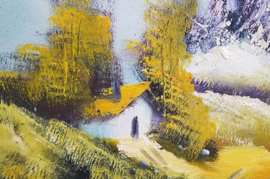 TUVAL ÜZERİ YAĞLI BOYA TABLO