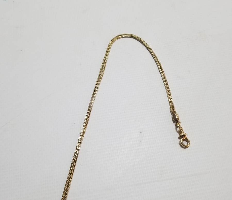 OSMANLI DÖNEMİ MİNELİ VE ELMASLI ALTIN CEP SAATİ KÖSTEĞİ