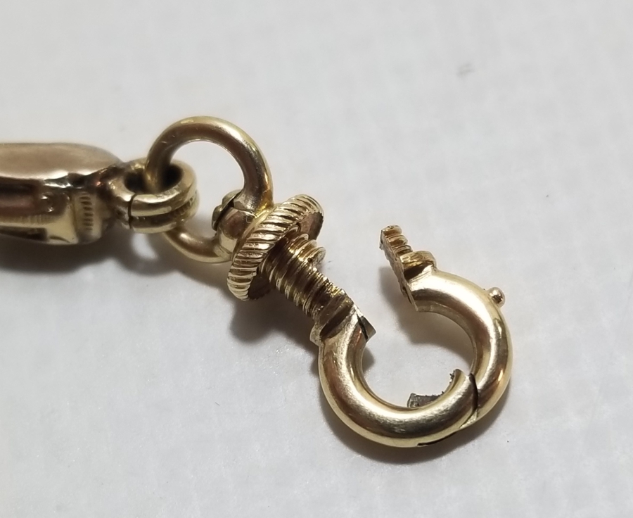 OSMANLI DÖNEMİ MİNELİ VE ELMASLI ALTIN CEP SAATİ KÖSTEĞİ