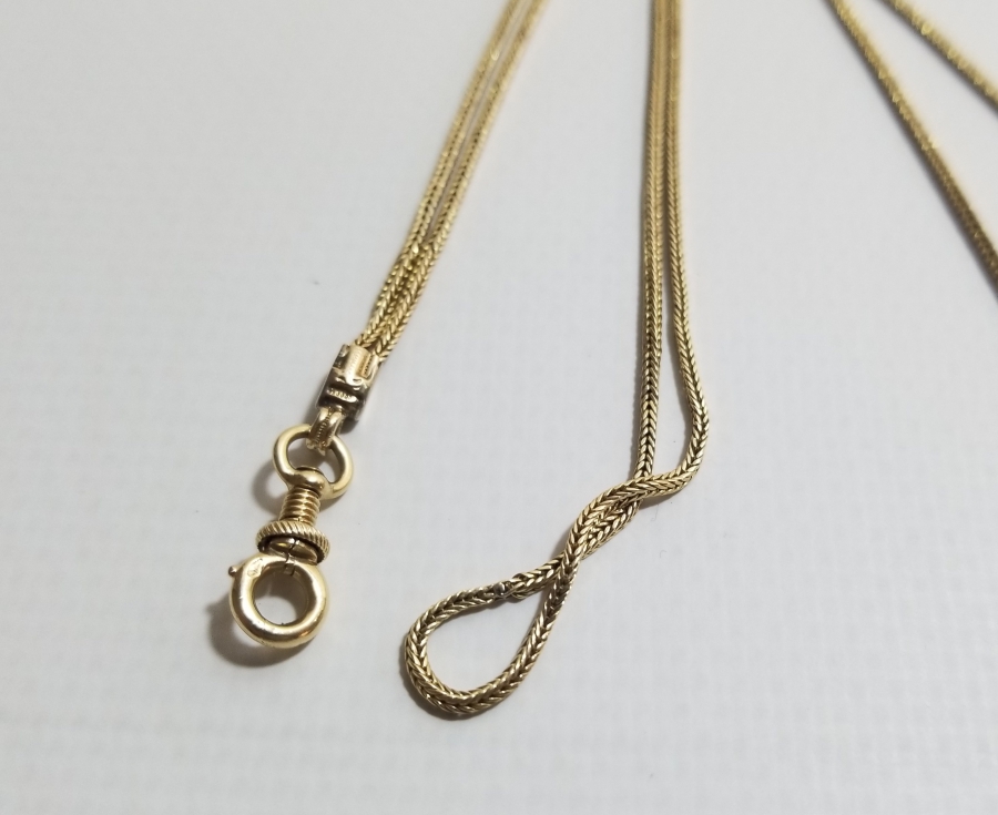 OSMANLI DÖNEMİ MİNELİ VE ELMASLI ALTIN CEP SAATİ KÖSTEĞİ