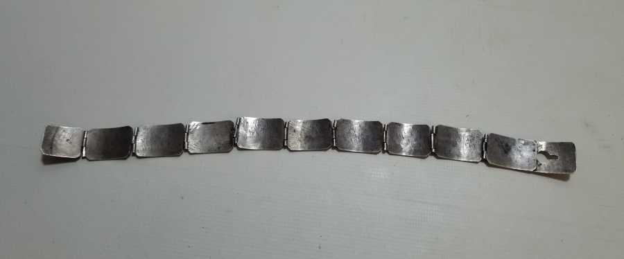 MEŞRUTİYET HATIRASI OSMANLI DÖNEMİ EL YAPIMI NADİR GÜMÜŞ BİLEKLİK