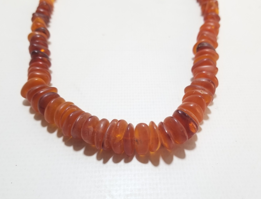 ÖZEL YAPIM DAMLA KEHRİBAR GERDANLIK