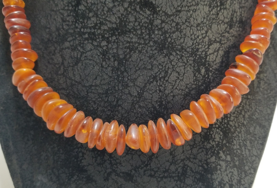 ÖZEL YAPIM DAMLA KEHRİBAR GERDANLIK