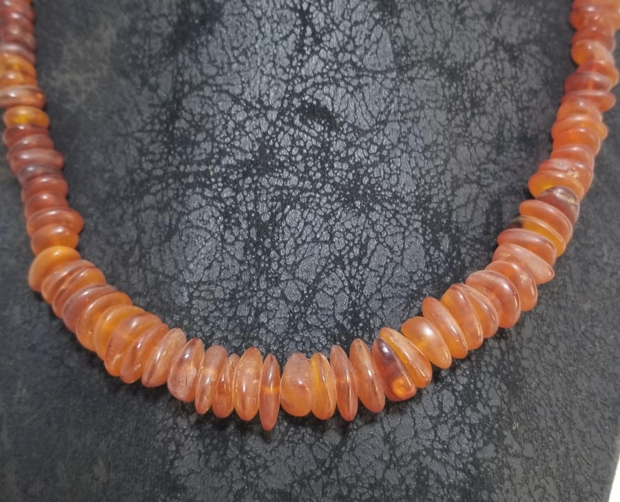 ÖZEL YAPIM DAMLA KEHRİBAR GERDANLIK