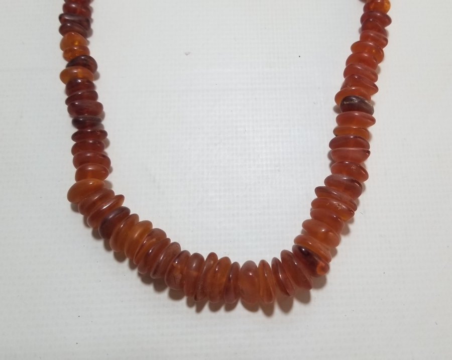 ÖZEL YAPIM DAMLA KEHRİBAR GERDANLIK