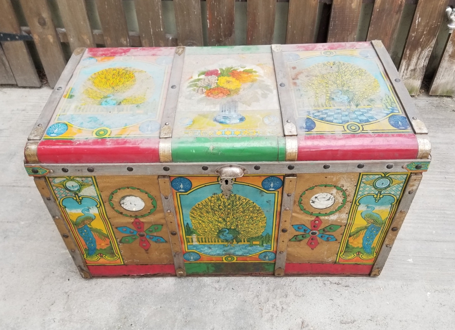 DERBEKYAN USTA YAPIMI OSMANLI DÖNEMİ SANDIK