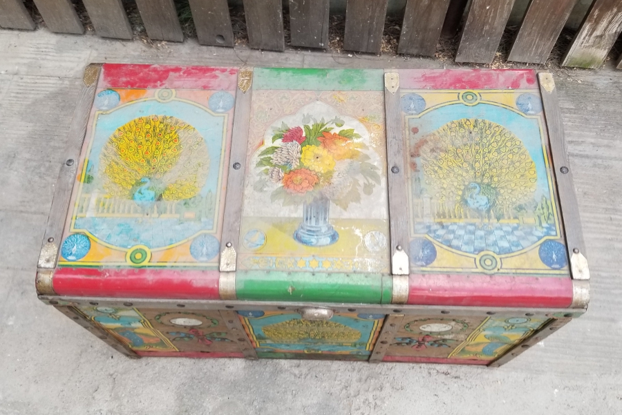 DERBEKYAN USTA YAPIMI OSMANLI DÖNEMİ SANDIK