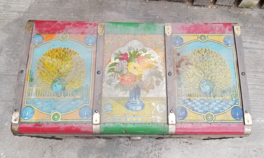 DERBEKYAN USTA YAPIMI OSMANLI DÖNEMİ SANDIK