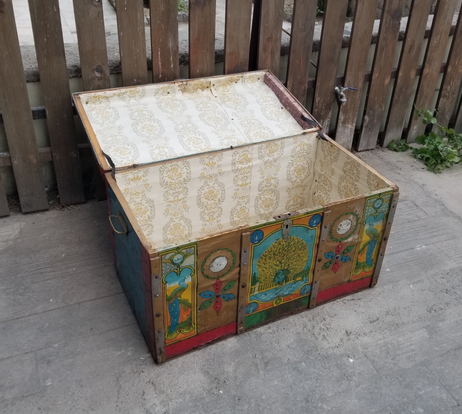 DERBEKYAN USTA YAPIMI OSMANLI DÖNEMİ SANDIK